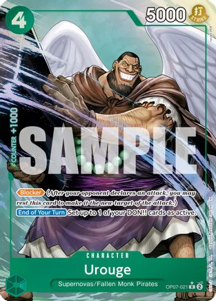 Urouge (Alternate Art) (OP07-021) (Foil)