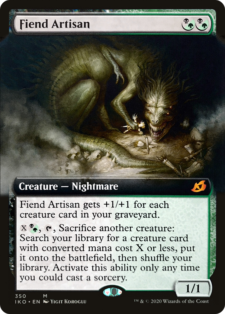 Fiend Artisan (IKO-350) (Extended Art) (Foil)