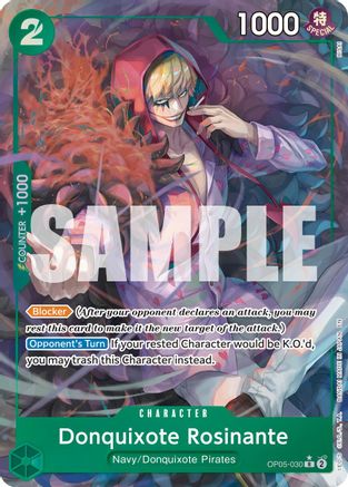 Donquixote Rosinante (Alternate Art) (OP05-030) (Foil)