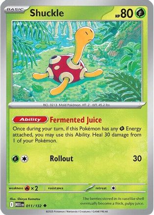 Shuckle (MEG-011) (Reverse Holofoil)