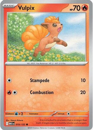 Vulpix (MEG-019) (Reverse Holofoil)