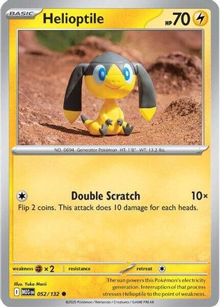 Helioptile (MEG-052) (Reverse Holofoil)
