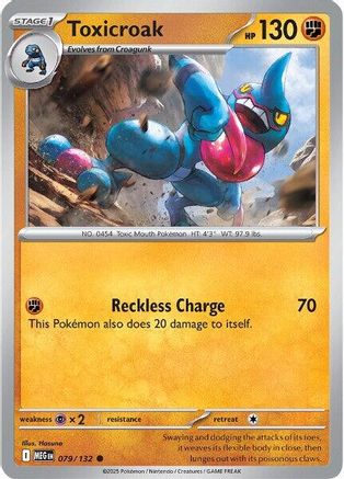 Toxicroak (MEG-079) (Reverse Holofoil)
