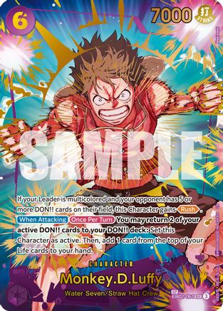 Monkey.D.Luffy - EB02-061 (SP) (EB02-061) (Foil)