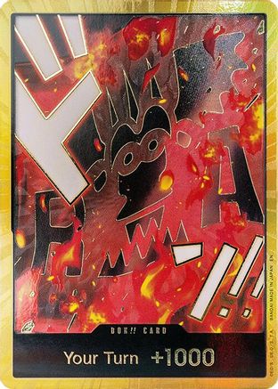 DON!! Card (Dragon) (Gold) (PRB-02) (Foil)
