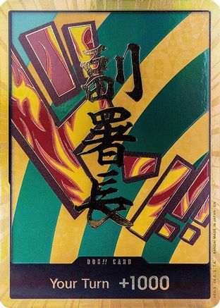 DON!! Card (Hannyabal) (Gold) (PRB-02) (Foil)