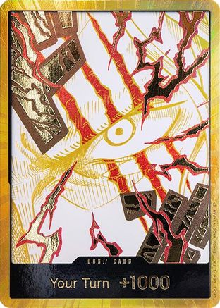 DON!! Card (Shanks) (Gold) (PRB-02) (Foil)
