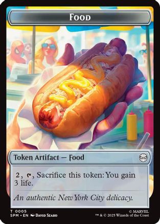Food // Robot Double-Sided Token (SPM-5 // 6) (Foil)