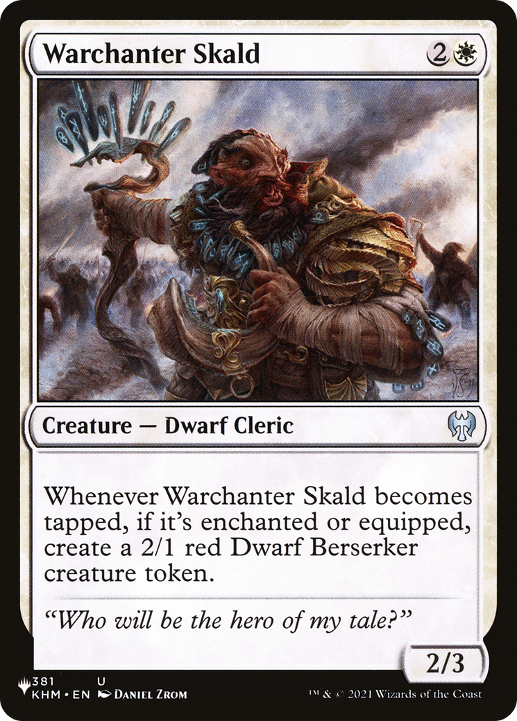 Warchanter Skald (LIST-KHM-381)