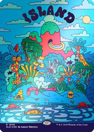 Island (1946) (Rainbow Foil) (SLD-1946) (Full Art)