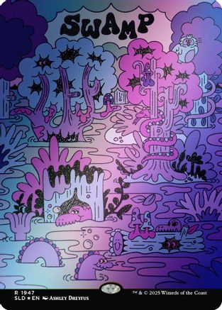 Swamp (1947) (Rainbow Foil) (SLD-1947) (Full Art)