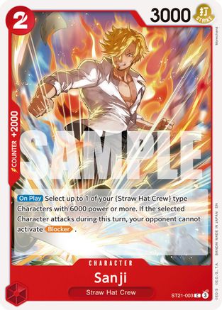 Sanji - ST21-003 (Reprint) (ST21-003)