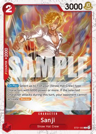 Sanji - ST21-003 (Pirate Foil) (ST21-003) (Foil)