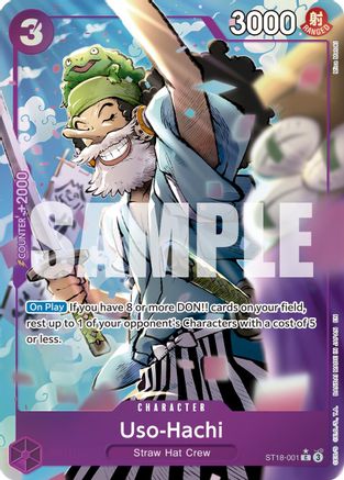 Uso-Hachi (Alternate Art) (ST18-001) (Foil)