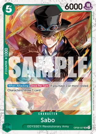 Sabo - OP09-027 (Pirate Foil) (OP09-027) (Foil)
