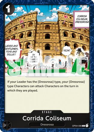 Corrida Coliseum (Pirate Foil) (OP04-096) (Foil)