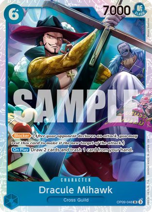 Dracule Mihawk - OP09-048 (Reprint) (OP09-048) (Foil)