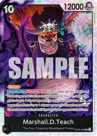 Marshall.D.Teach - OP09-093 (Reprint) (OP09-093) (Foil)