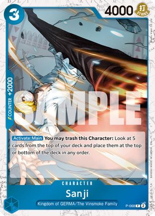 Sanji - P-068 (Pirate Foil) (P-068) (Foil)