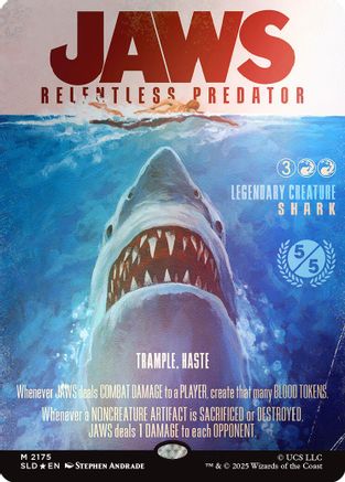 Jaws, Relentless Predator (Rainbow Foil) (SLD-2175)