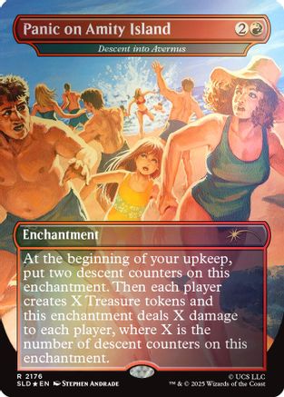 Panic on Amity Island - Descent into Avernus (Rainbow Foil) (SLD-2176)