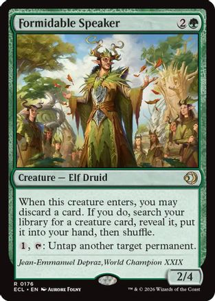 Formidable Speaker (ECL-176) (Foil)