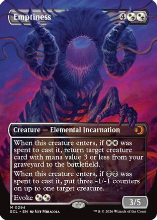 Emptiness (Borderless) (ECL-294) (Foil)