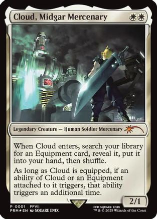 Cloud, Midgar Mercenary (UMP-001) (Foil)