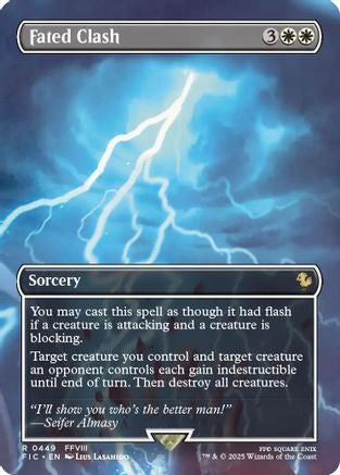 Fated Clash (Borderless) (FIC-449) (Foil)