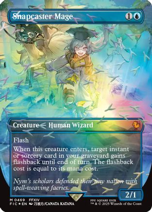 Snapcaster Mage (Borderless) (Chocobo Track Foil) (FIC-469)