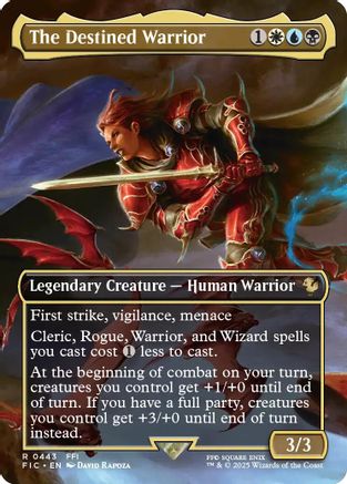 The Destined Warrior (Borderless) (FIC-443)