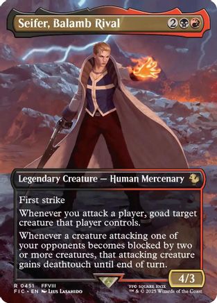 Seifer, Balamb Rival (Borderless) (FIC-451) (Foil)