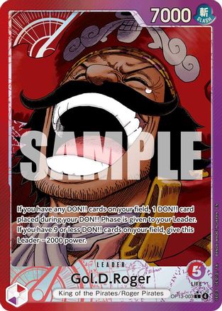 Gol.D.Roger (003) (Alternate Art) (OP13-003) (Foil)