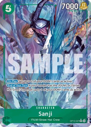 Sanji (Alternate Art) (OP13-027) (Foil)