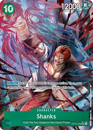 Shanks (028) (Alternate Art) (OP13-028) (Foil)