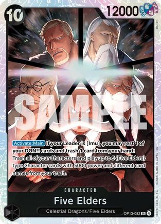 Five Elders (OP13-082) (Foil)