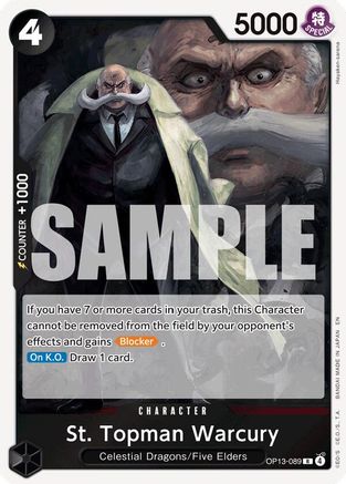 St. Topman Warcury (OP13-089) (Foil)