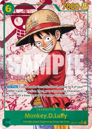 Monkey.D.Luffy (118) (Parallel) (OP13-118) (Foil)