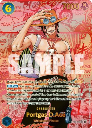 Portgas.D.Ace (119) (3rd Anniversary) (OP13-119) (Foil)