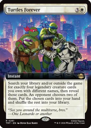 Turtles Forever (Extended Art) (TMT-261) (Foil)