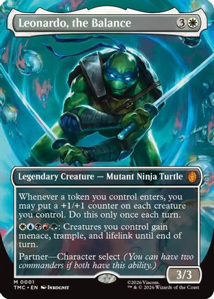 Leonardo, the Balance (0001) (Borderless) (TMC-001)