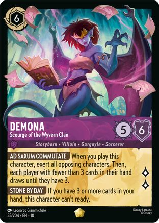 Demona - Scourge of the Wyvern Clan (10-055) (Cold Foil)