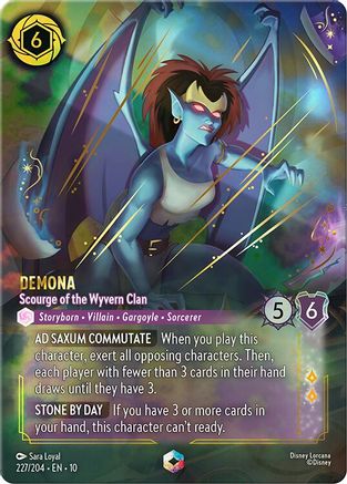 Demona - Scourge of the Wyvern Clan (Enchanted) (10-227) (Holofoil)