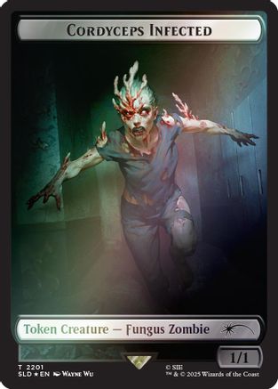 Cordyceps Infected Token (2201) (Rainbow Foil) (SLD-2201)