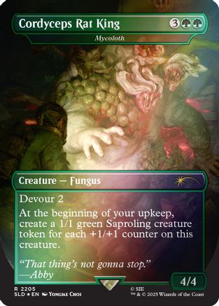 Cordyceps Rat King - Mycoloth (Rainbow Foil) (SLD-2205)