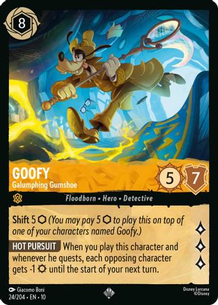 Goofy - Galumphing Gumshoe (10-024) (Cold Foil)