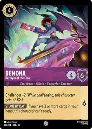 Demona - Betrayer of the Clan (10-040) (Cold Foil)