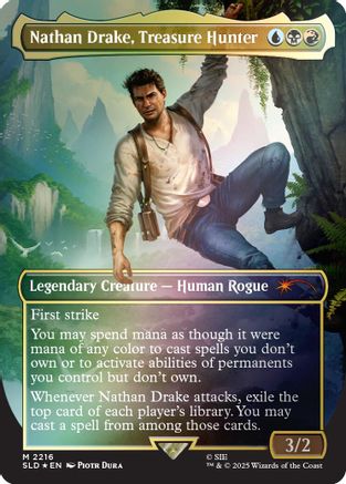 Nathan Drake, Treasure Hunter (Rainbow Foil) (SLD-2216)