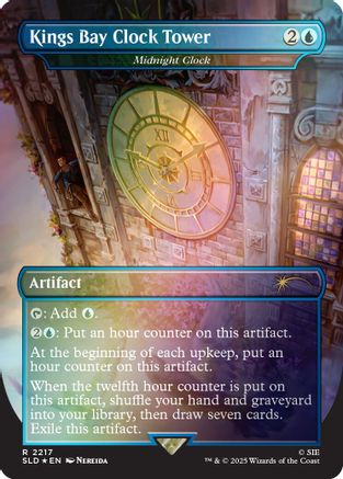 Kings Bay Clock Tower - Midnight Clock (Rainbow Foil) (SLD-2217)