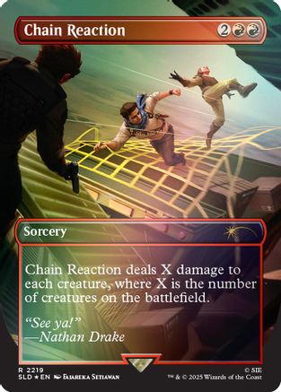 Chain Reaction (Rainbow Foil) (SLD-2219)